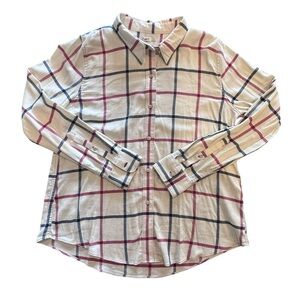 Faherty Women’s Legend Flannel Shirt Vail Pattern Sz XL